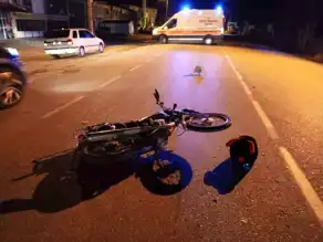Eğirdir'de Trafik Kazası: Motosiklet Sürücüsü Yaralandı