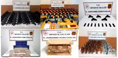 Isparta'da Kaçakçılık Operasyonu: 55 Şüpheli