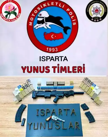 Isparta'da Büyük Silah Operasyonu: Yüzlerce Mermi Ele Geçirildi