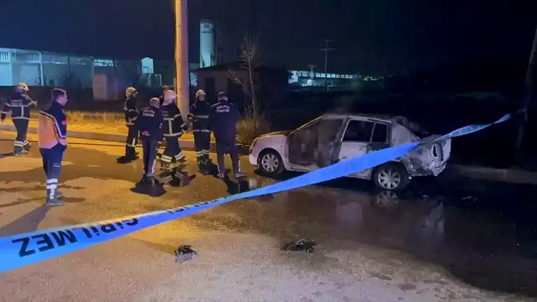 Isparta'da Yanarak Ölen Sürücü